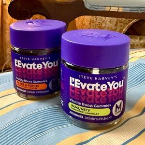 Steve Harvey's L'Evate You Vitality Boost Gummies Set of 2